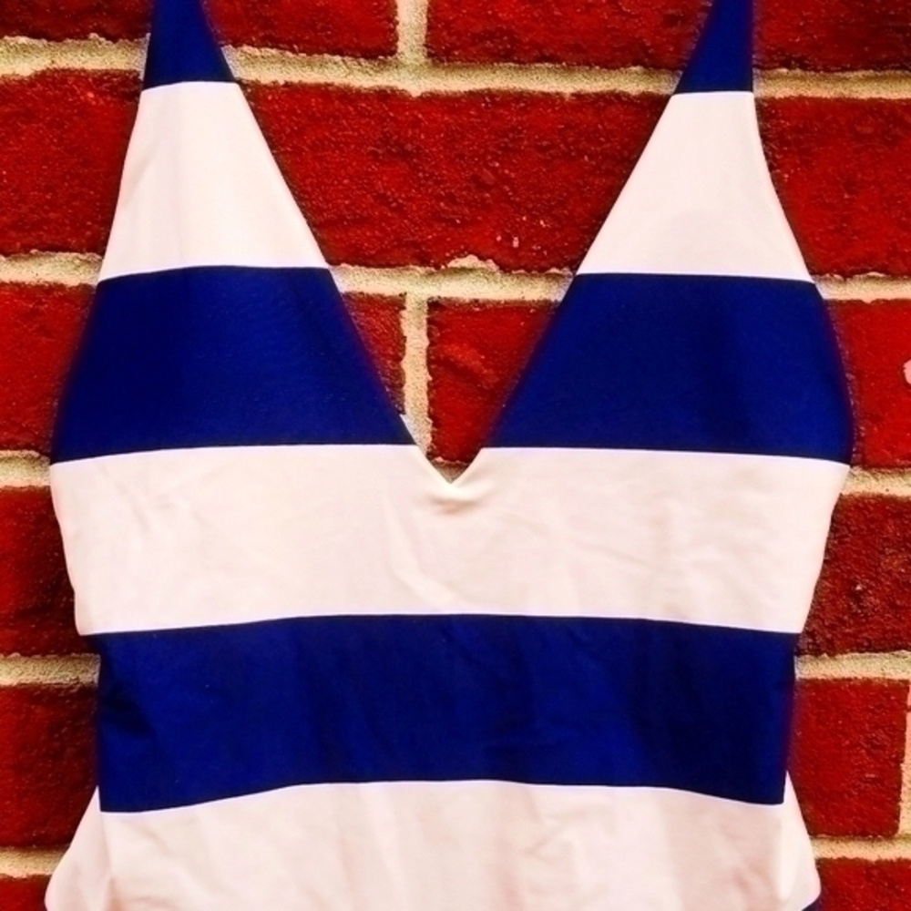 Aerie Rugby Stripe Swim Suit